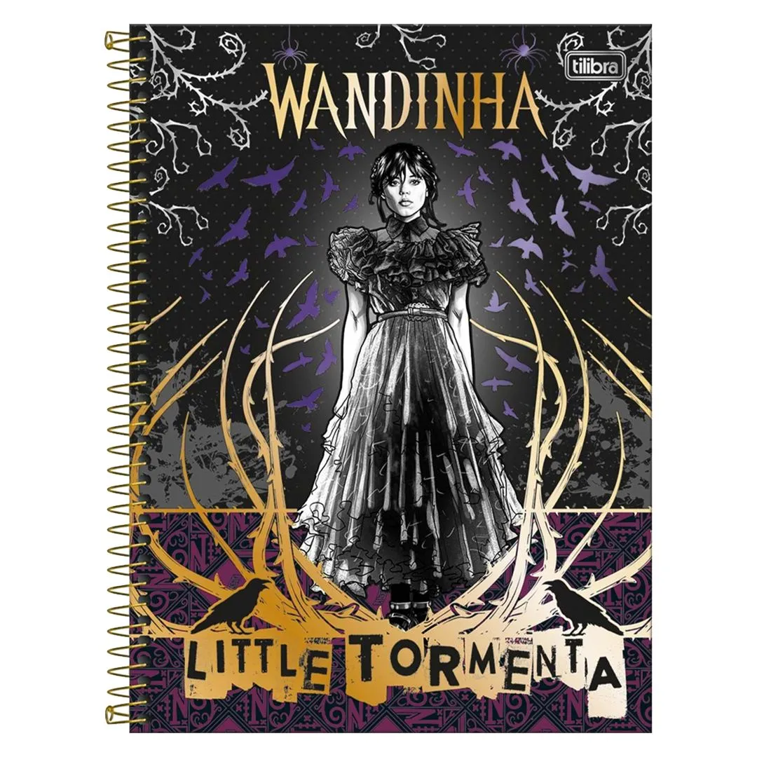 CADERNO UNIVERSITÁRIO WANDINHA 10 MATÉRIAS - 160 FOLHAS