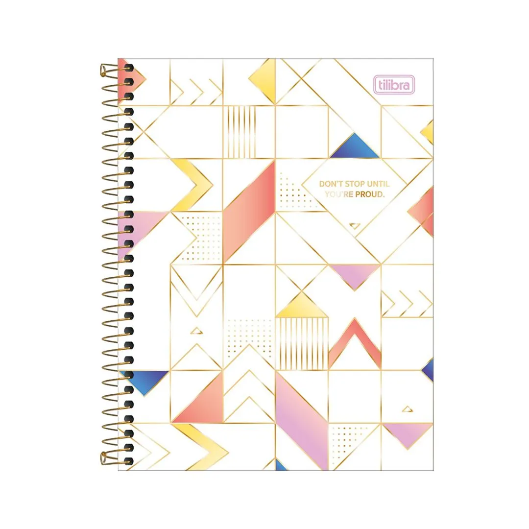 CADERNO COLEGIAL MIDTOWN 10 MATÉRIAS & 160 FOLHAS 