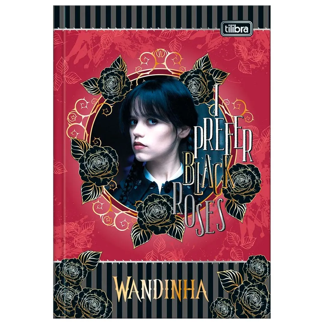 CADERNO BROCHURA CAPA DURA WANDINHA 80 FOLHAS- SORTIDO