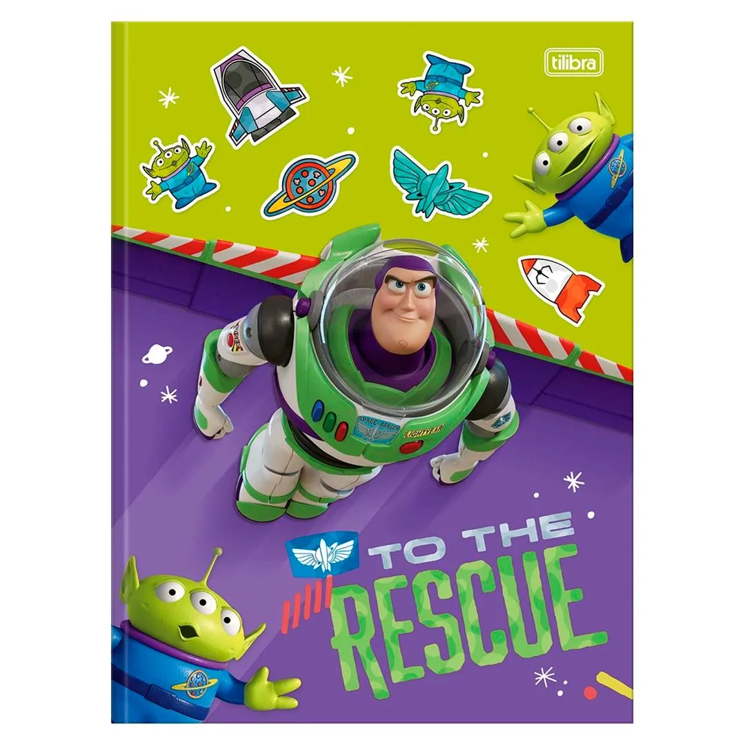 CADERNO BROCHURA CAPA DURA UNIVERSITÁRIO TOY STORY 80 FOLHAS- SORTIDO