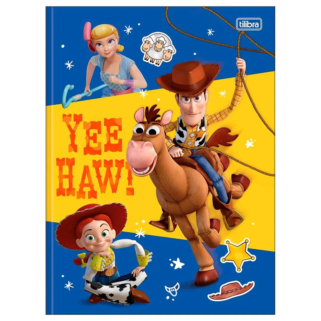 CADERNO BROCHURA CAPA DURA UNIVERSITÁRIO TOY STORY 80 FOLHAS- SORTIDO