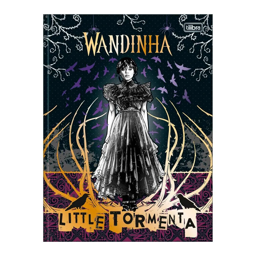 CADERNO BROCHURA CAPA DURA UNIVERSITÁRIO WANDINHA 80 FOLHAS- SORTIDO