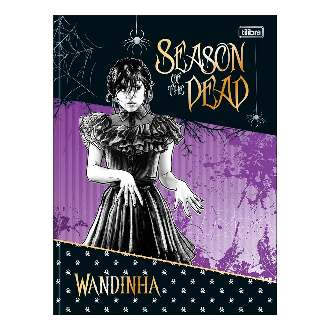 CADERNO BROCHURA CAPA DURA UNIVERSITÁRIO WANDINHA 80 FOLHAS- SORTIDO