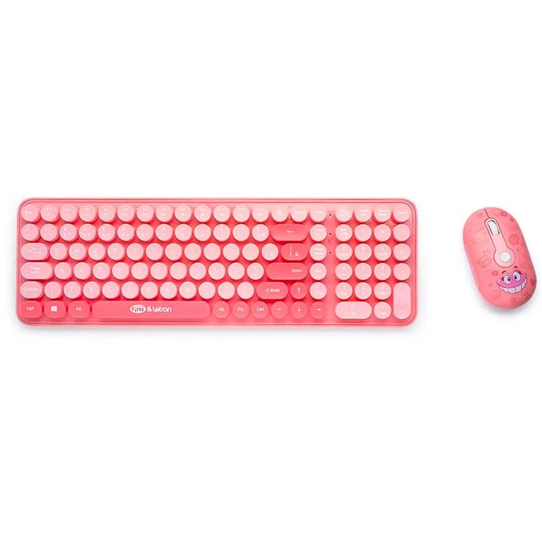COMBO MOUSE E TECLADO FINI WIRELESS COM MINI RECEPTOR LETRON