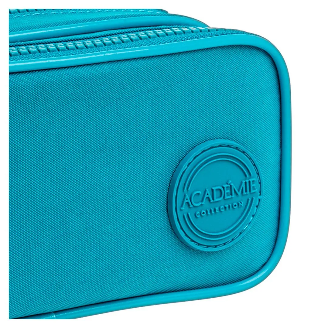ESTOJO TRIPLO GRANDE ACADÉMIE TURQUESA