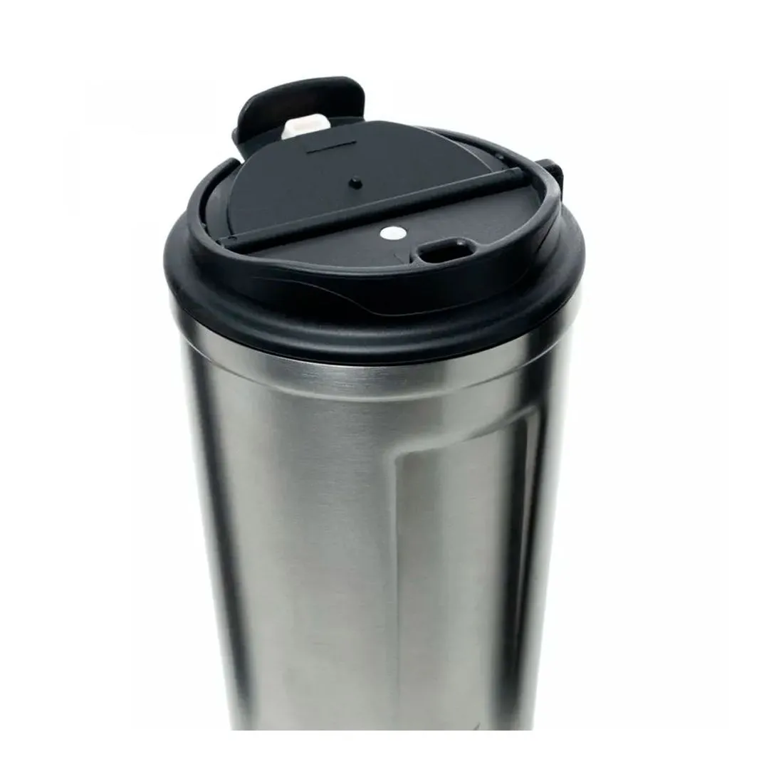 COPO TÉRMICO DE AÇO INOX PAREDE DUPLA C/TAMPA E TERMOMETRO MOTION 500ML