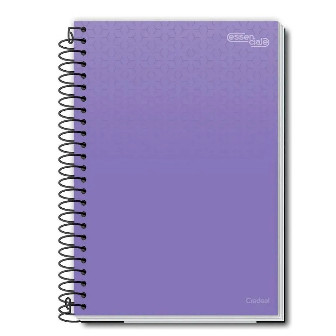 CADERNO 1/4 CAPA DURA 80 FOLHA- ESSENCIALE 