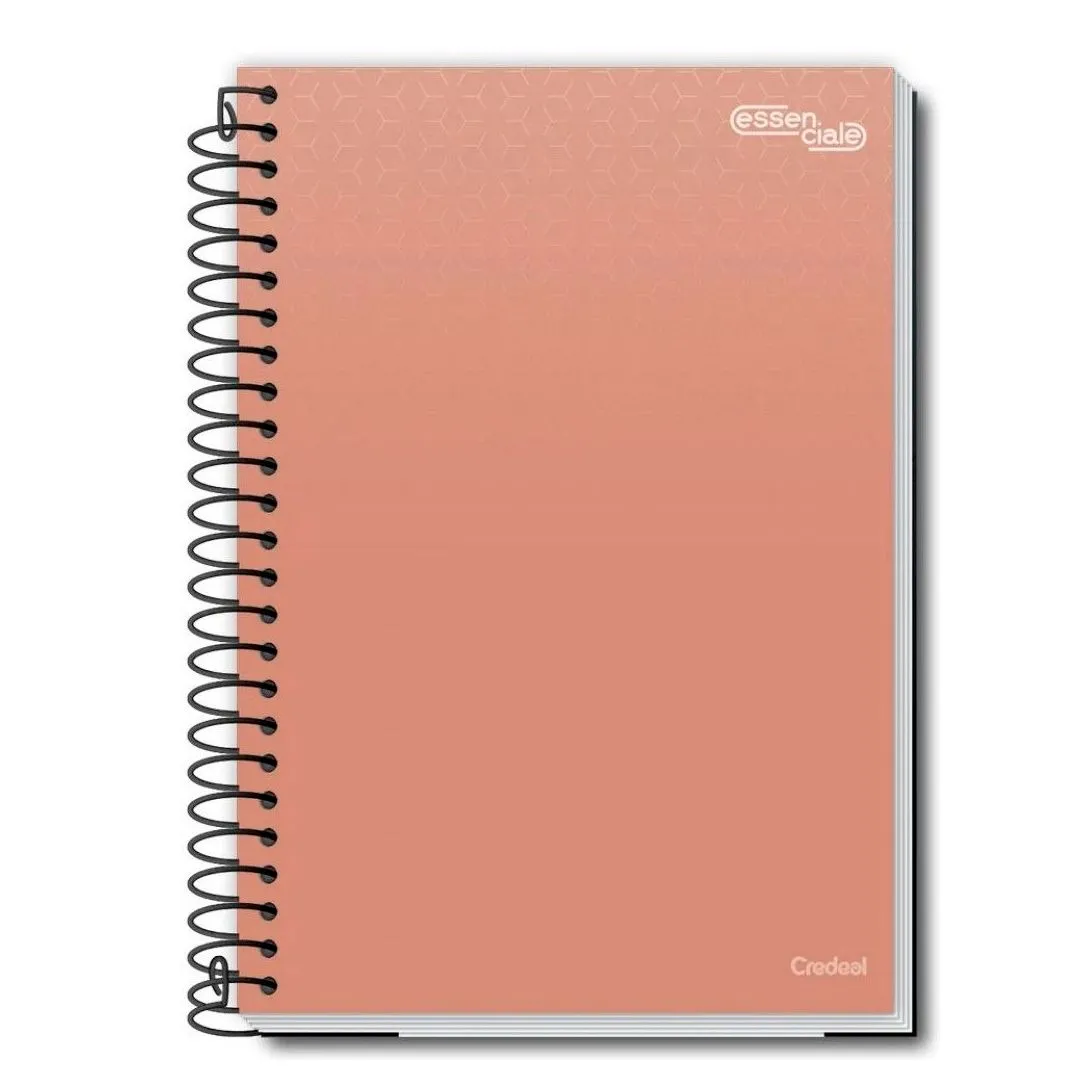 CADERNO 1/4 CAPA DURA 80 FOLHA- ESSENCIALE 