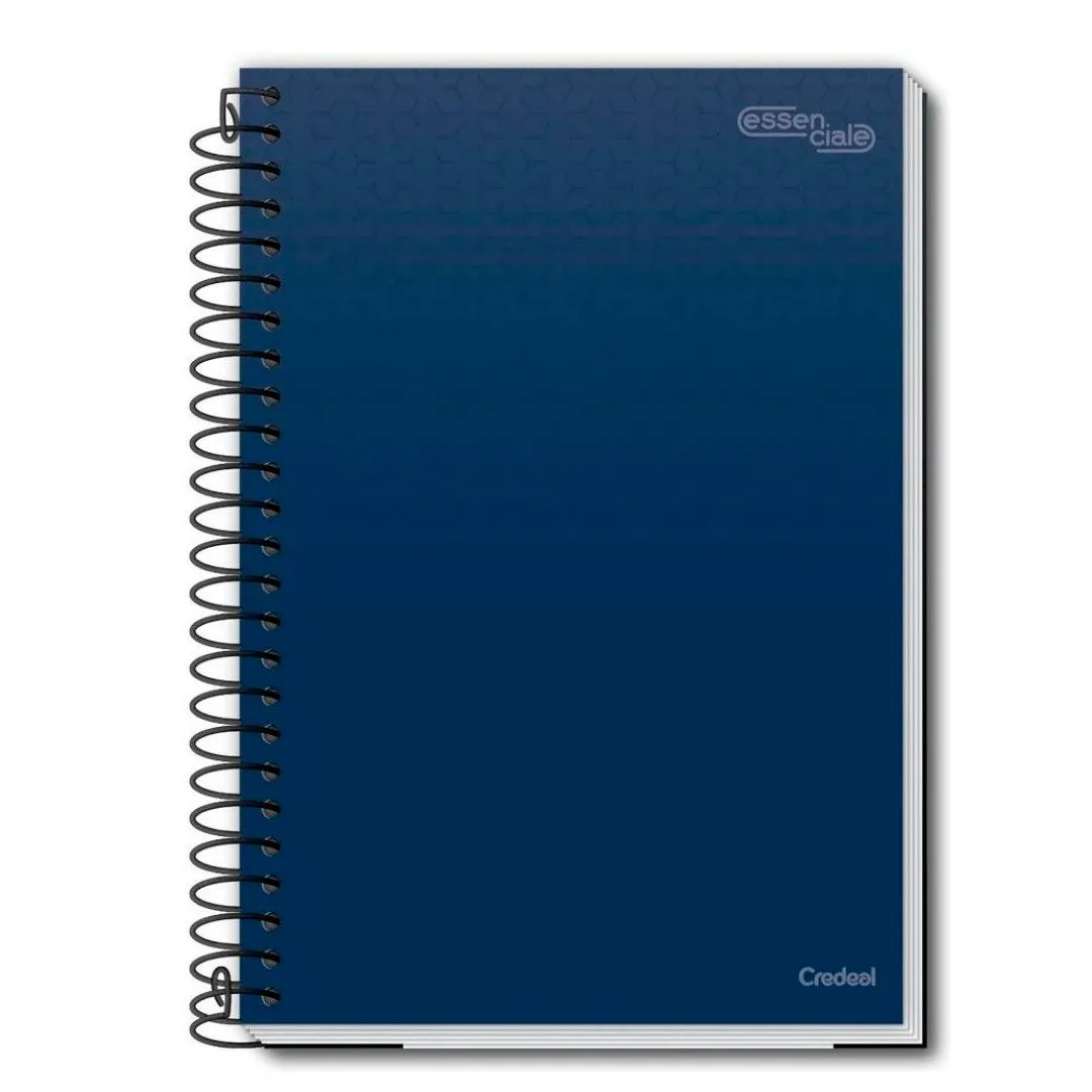 CADERNO 1/4 CAPA DURA 80 FOLHA- ESSENCIALE 