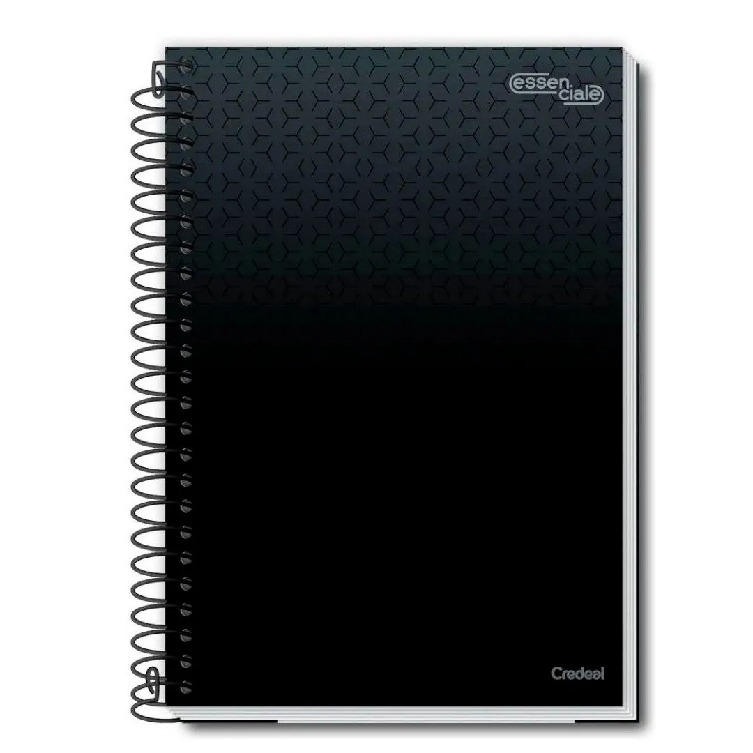 CADERNO 1/4 CAPA DURA 80 FOLHA- ESSENCIALE 