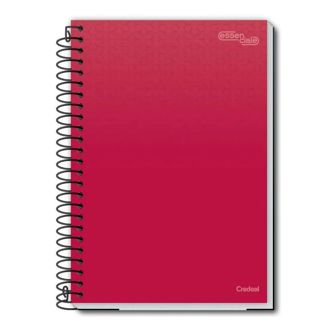 CADERNO 1/4 CAPA DURA 80 FOLHA- ESSENCIALE 
