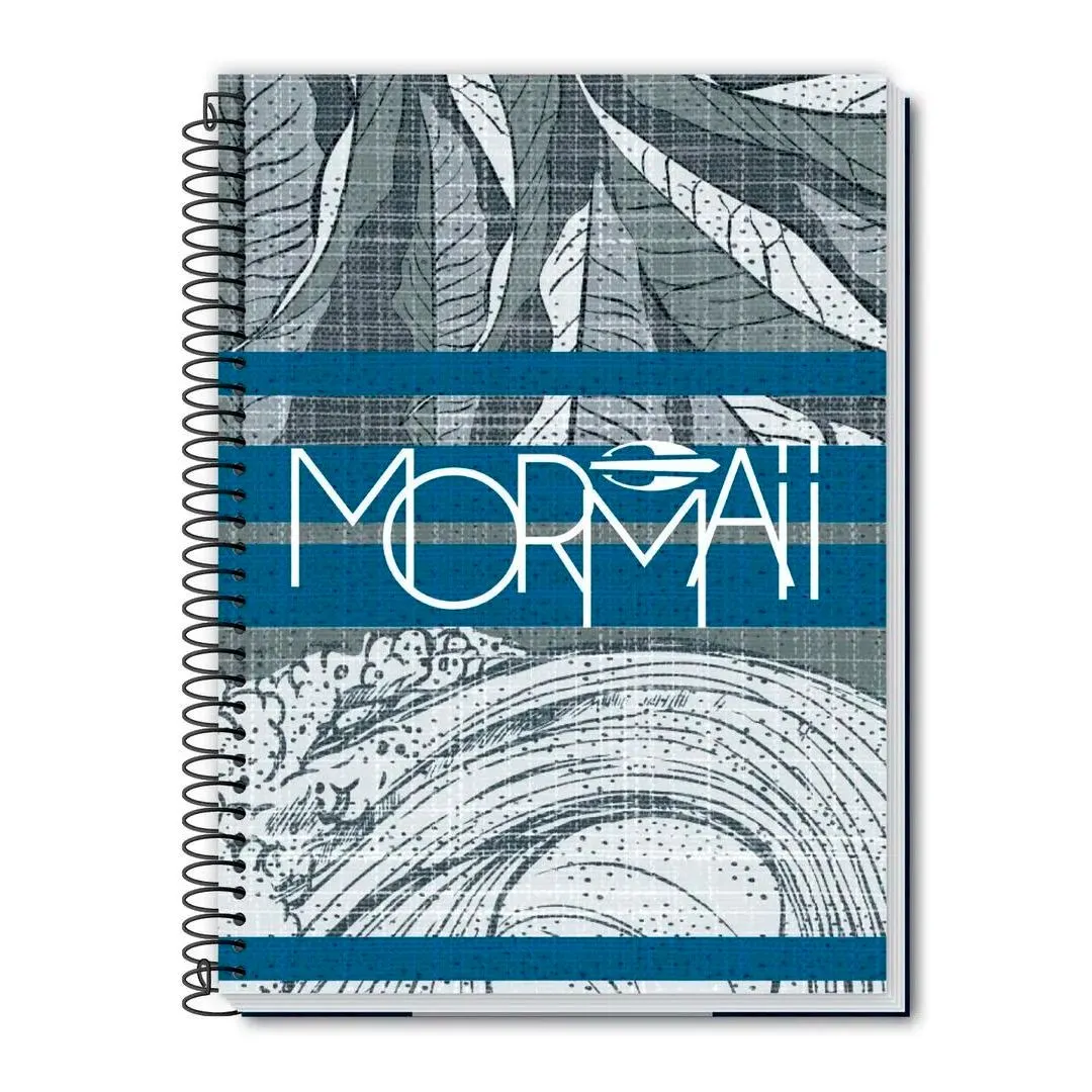 CADERNO UNIVERSITÁRIO C/D 1M 80 FOLHAS- MORMAII MASCULINO