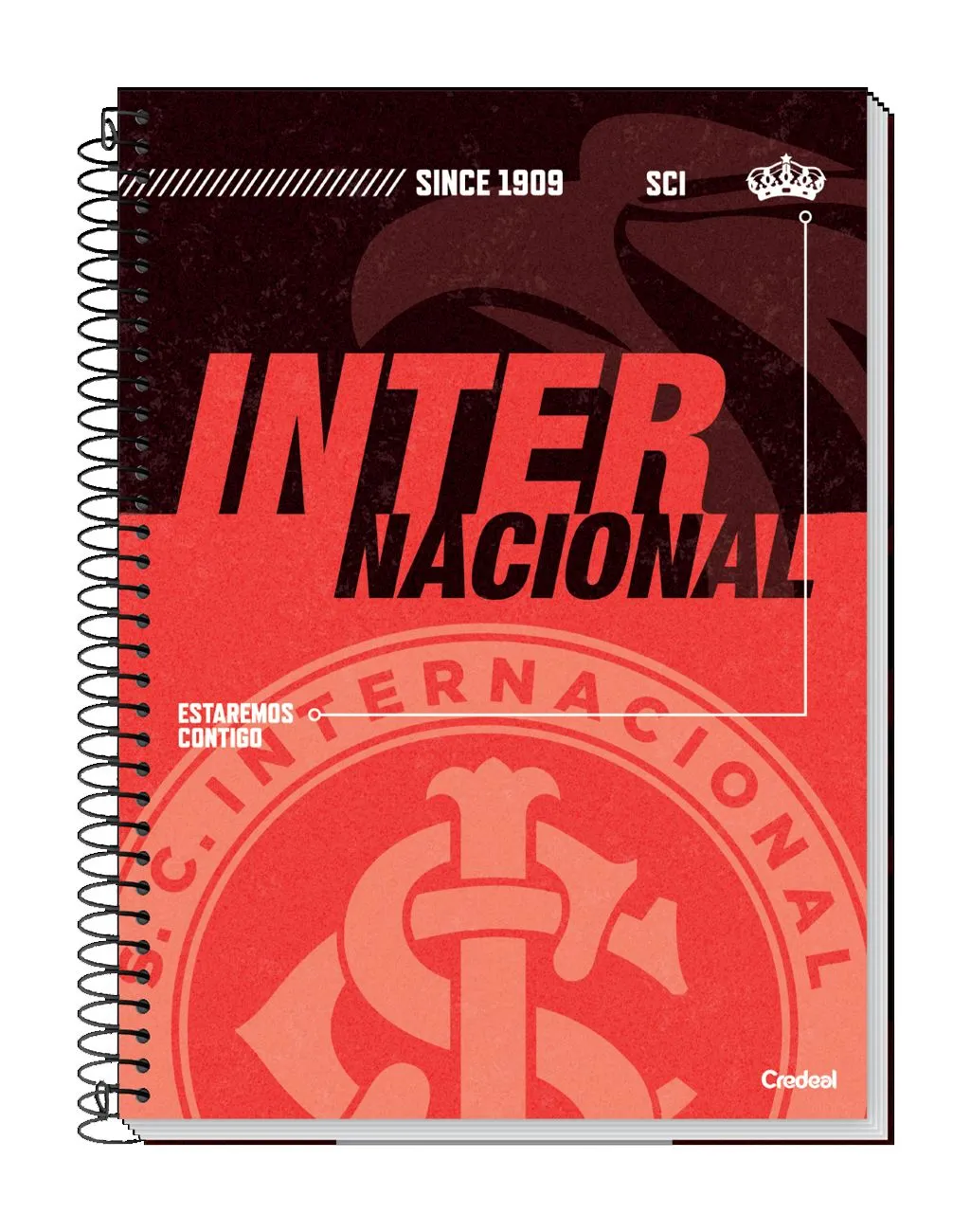 CADERNO 1/4 CAPA DURA 80 FOLHAS- INTERNACIONAL- CERT. FSC