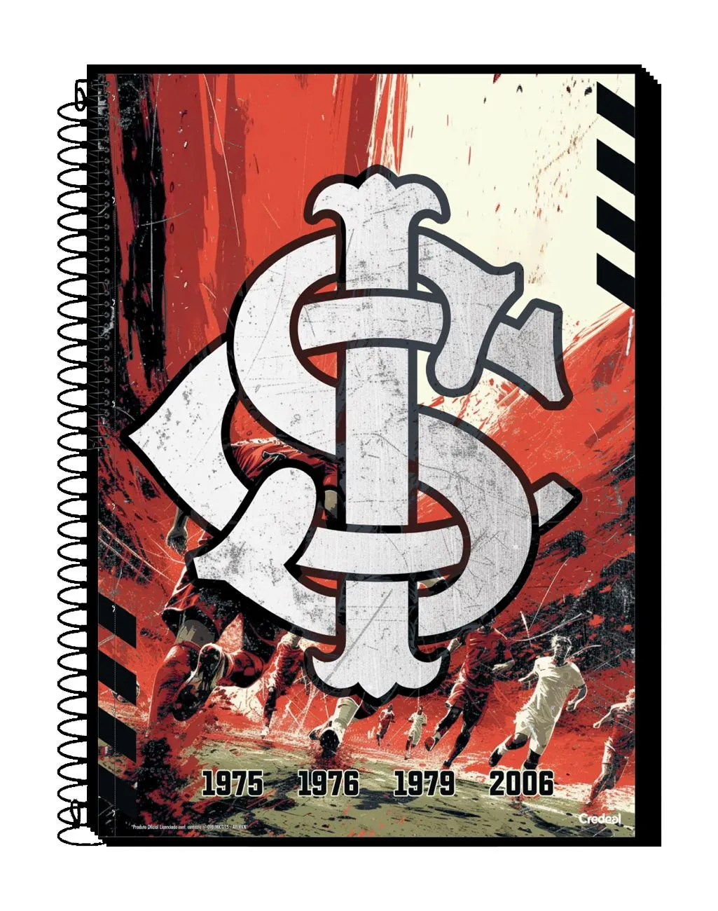 CADERNO 1/4 CAPA DURA 80 FOLHAS- INTERNACIONAL- CERT. FSC
