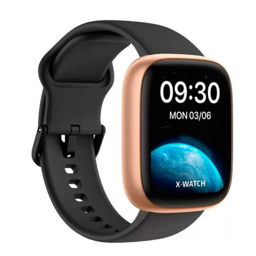 RELÓGIO DE PULSO SMARTWATCH XWATCH PRETO