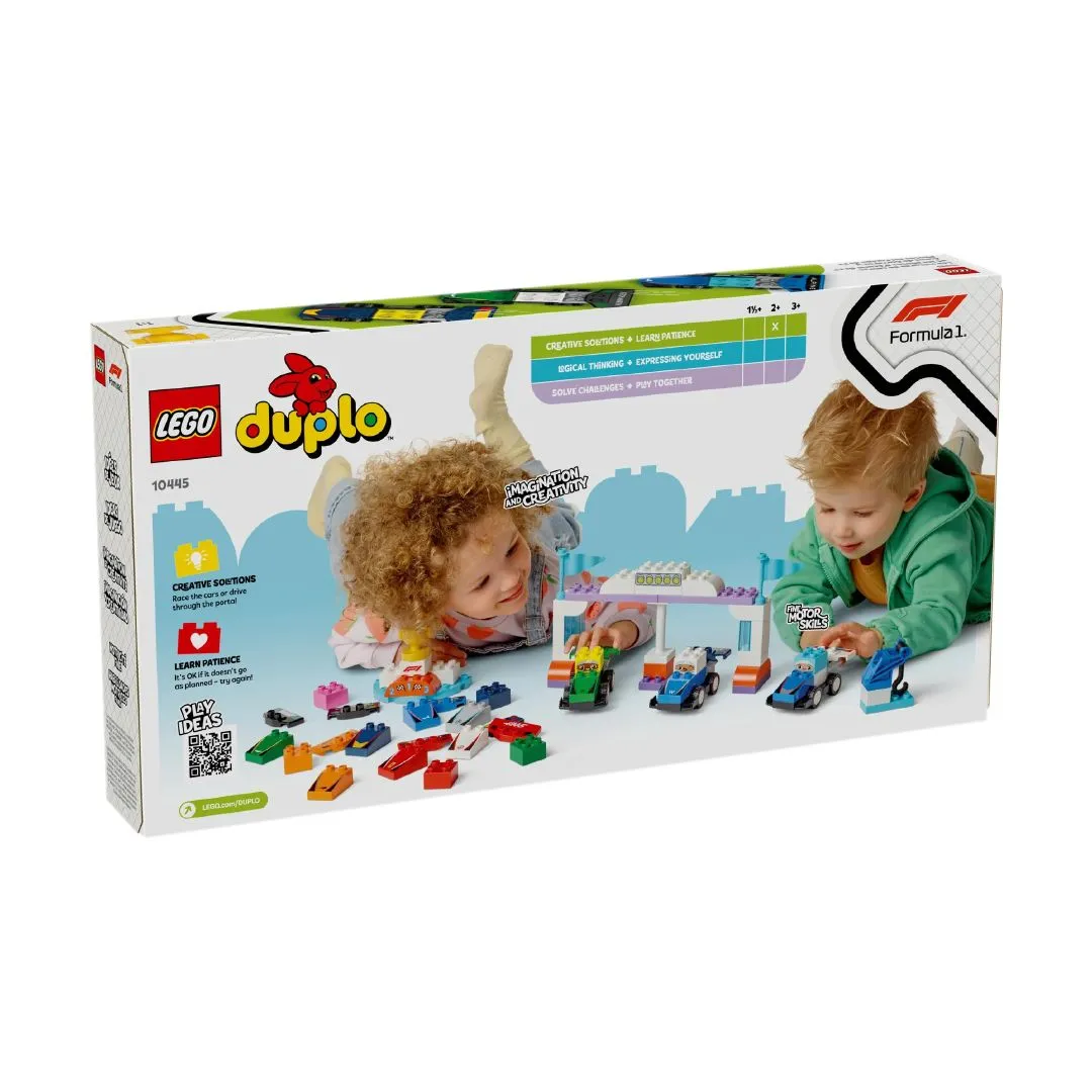 LEGO DUPLO TOWN - CARROS & PILOTOS DE FÓRMULA 1