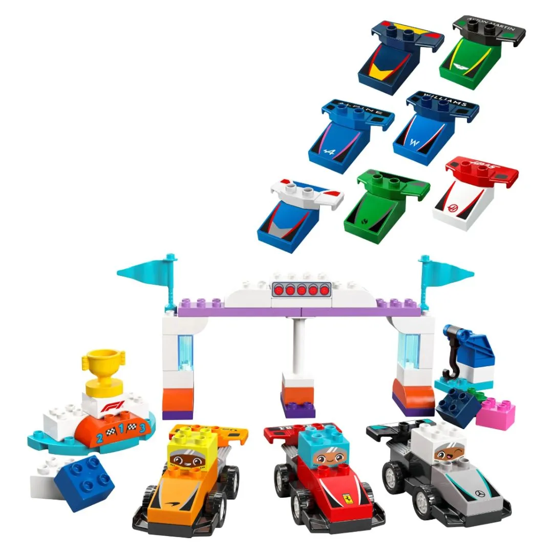 LEGO DUPLO TOWN - CARROS & PILOTOS DE FÓRMULA 1