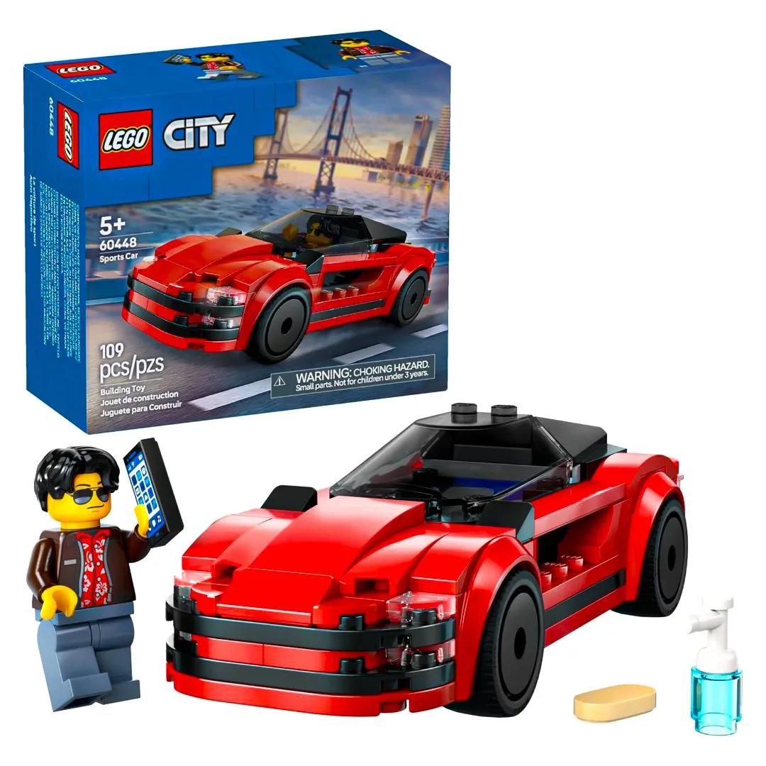 LEGO CITY- CARRO ESPORTIVO VERMELHO