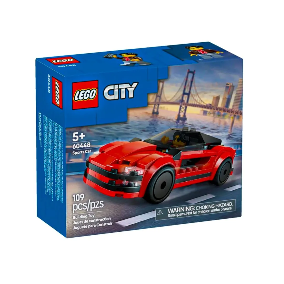 LEGO CITY- CARRO ESPORTIVO VERMELHO