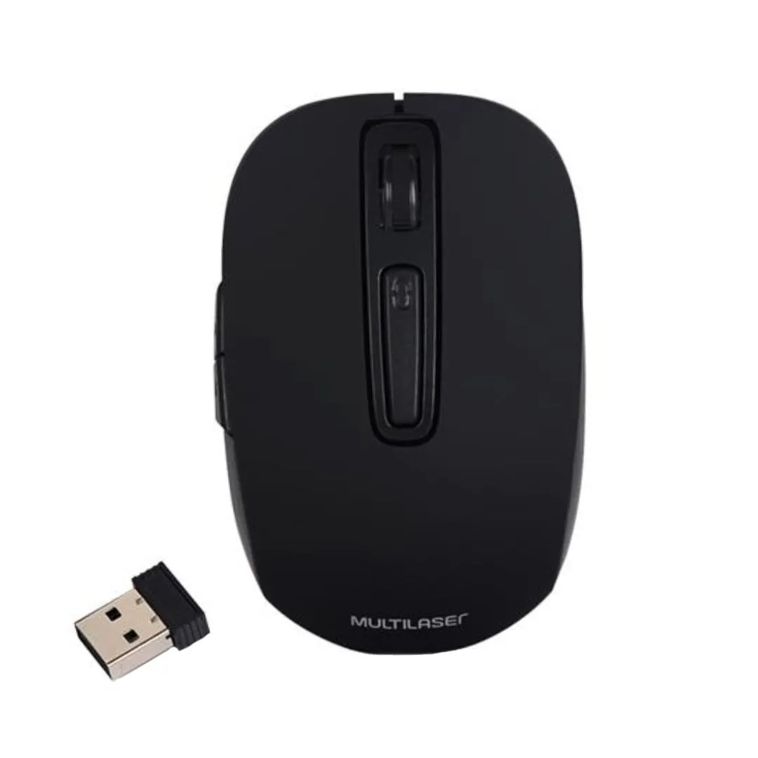 MOUSE ÓPTICO SEM FIO USB MO277 PRETO