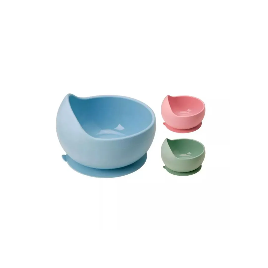 CONJUNTO 2 PEÇAS PARA BEBÊ DE SILICONE  CORES SORTIDAS