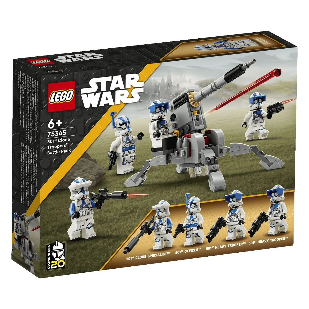 PACK DE COMBATE SOLDADOS CLONE DA 501O