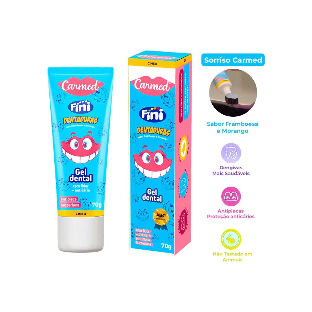 GEL DENTAL CARMED FINI DETADURAS 70G