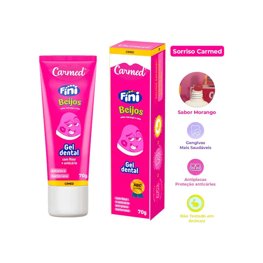 GEL DENTAL CARMED FINI BEIJOS 70G