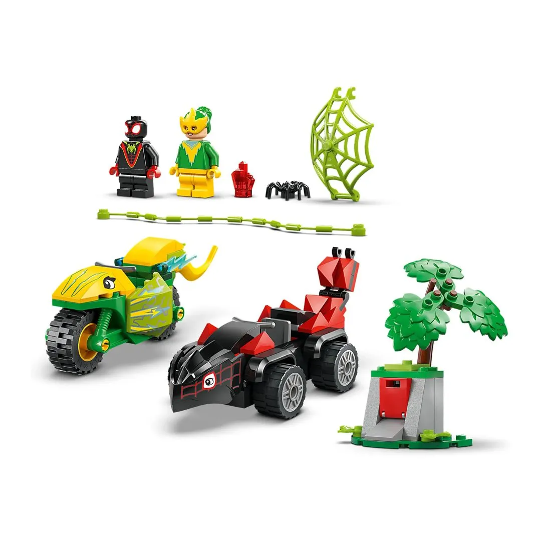  PERSEGUICAO COM VEICULOS DE DINOSSAURO DE SPIN E ELECTRO