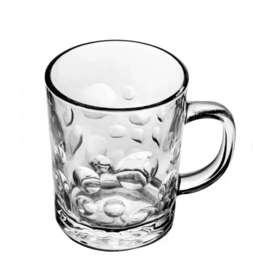 CONJUNTO 2 CANECAS VIDRO BUBBLES 220ml 