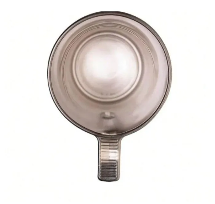 CANECA DE VIDRO OPALINO FLASHY PRETA 250 ML