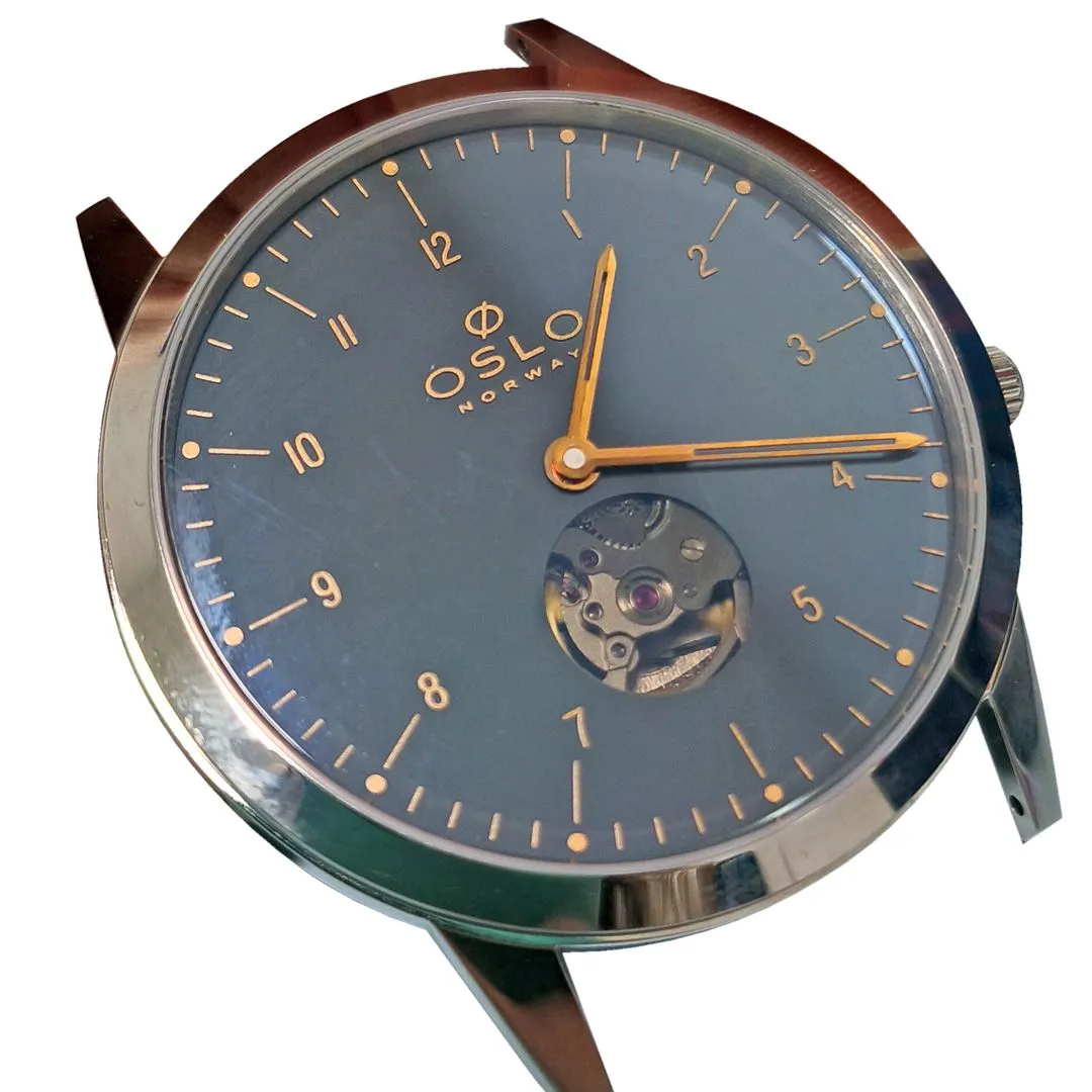 Relógio Oslo Prateado Masculino G1SX - Estojo