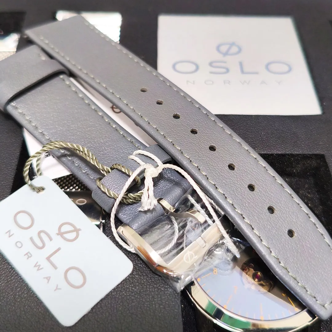 Relógio Oslo Prateado Masculino G1SX - Estojo