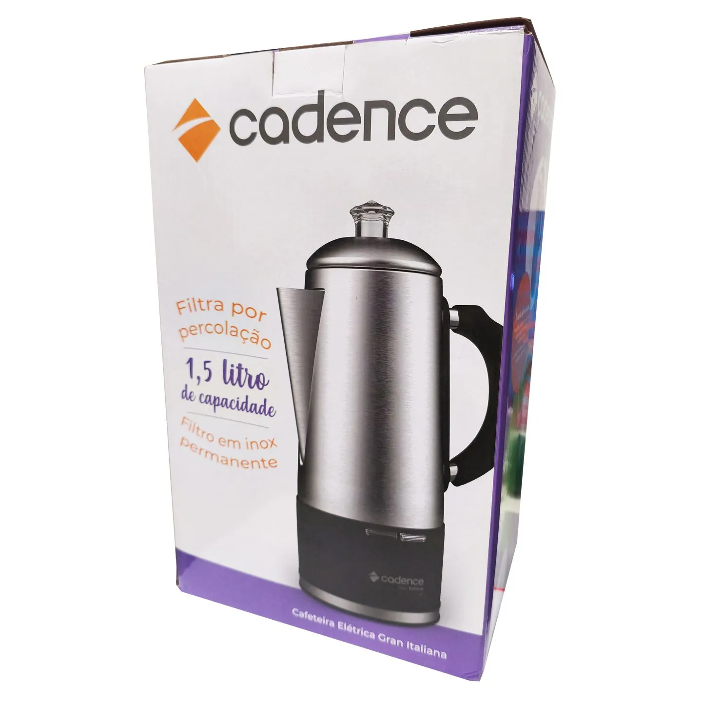 CAFETEIRA ITALIANA GRAN CADENCE INOX 1,5L