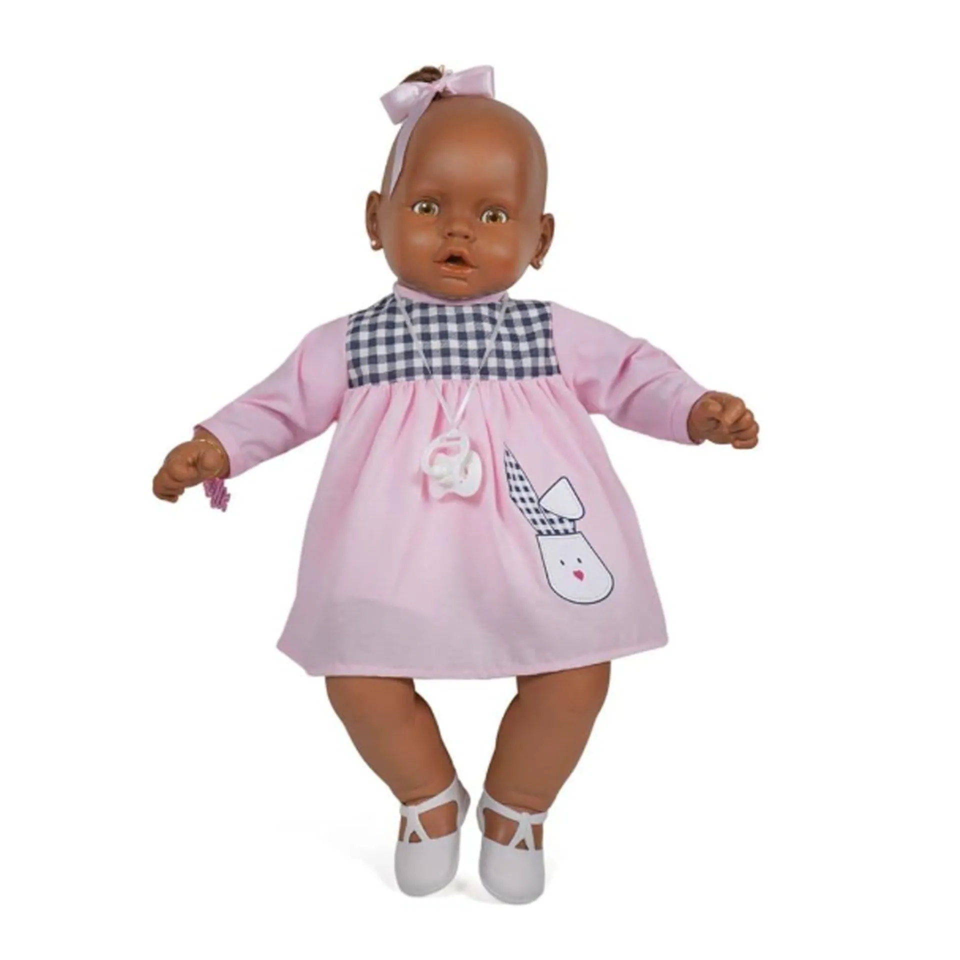BONECA MEU BEBÊ NEGRO 