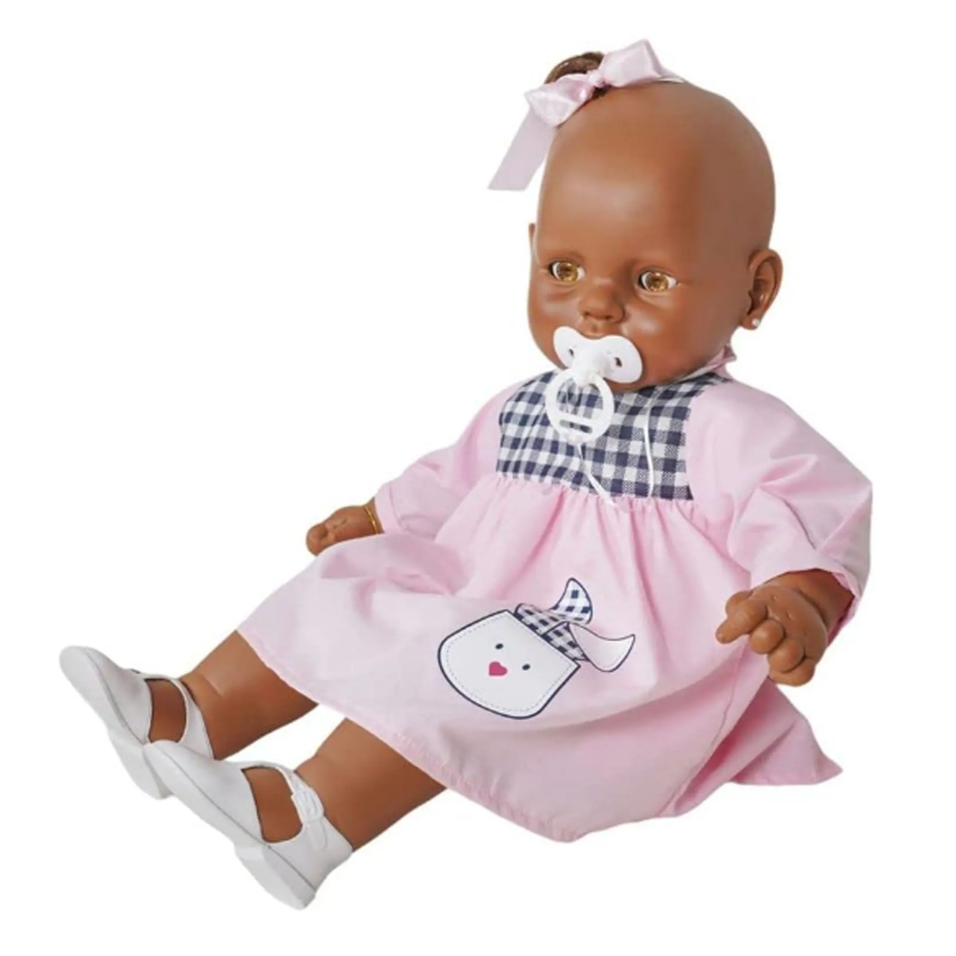 BONECA MEU BEBÊ NEGRO 