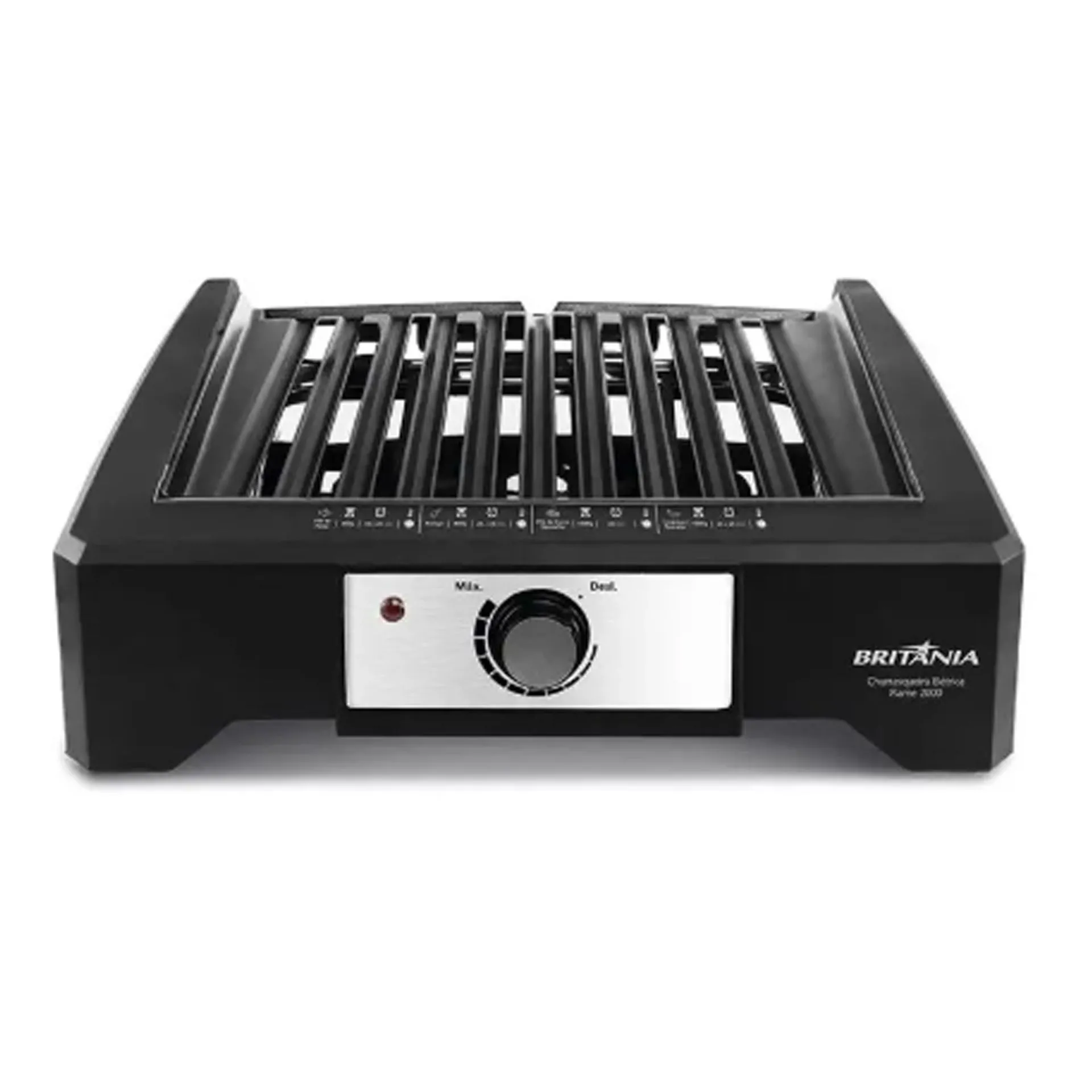 CHURRASQUERIA ELÉTRICA BRITÂNIA BCQ 2000 FLAME GRELLA ARGENTI