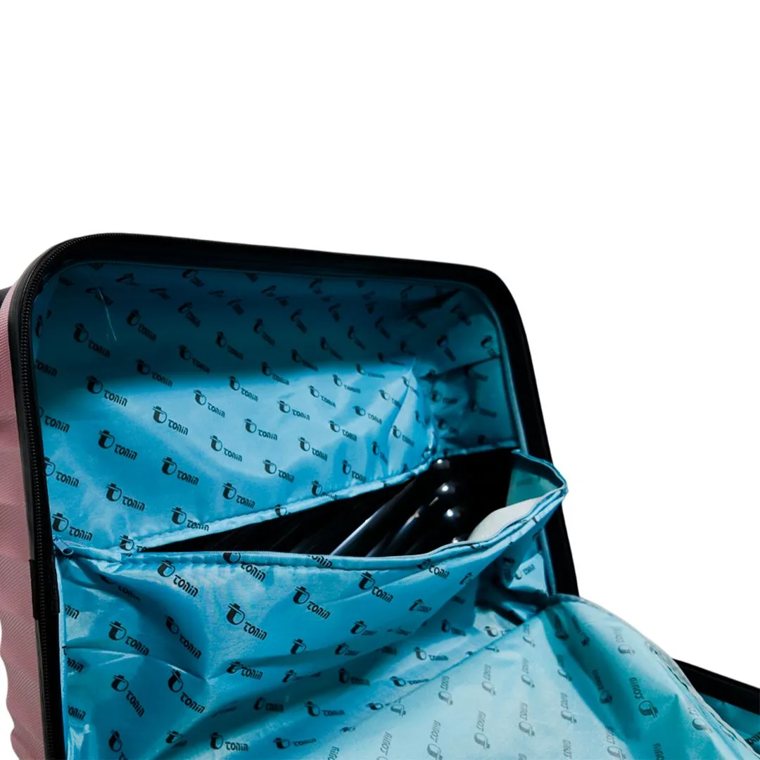 MALA DE VIAGEM LA ONDA ROSA QUARTZO