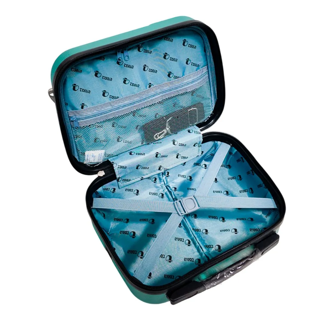 FRASQUEIRA DE VIAGEM OVAL BOREAL - VERDE METALIZADO