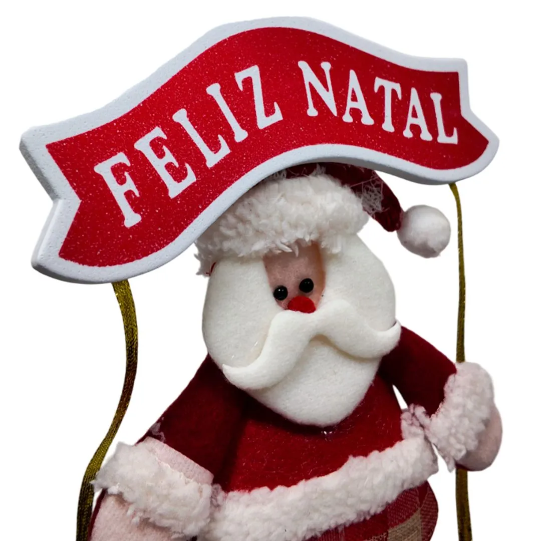 GUIRLANDA BONECO XADREZ 19CM X 25CM SORTIDOS 