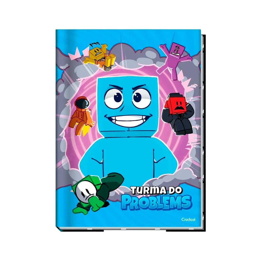 CADERNO BROCHURA UNIVERSITÁRIO COSTURADO CAPA DURA 80 FOLHAS ATHOS E PROBLEMS 275MM & 202MM