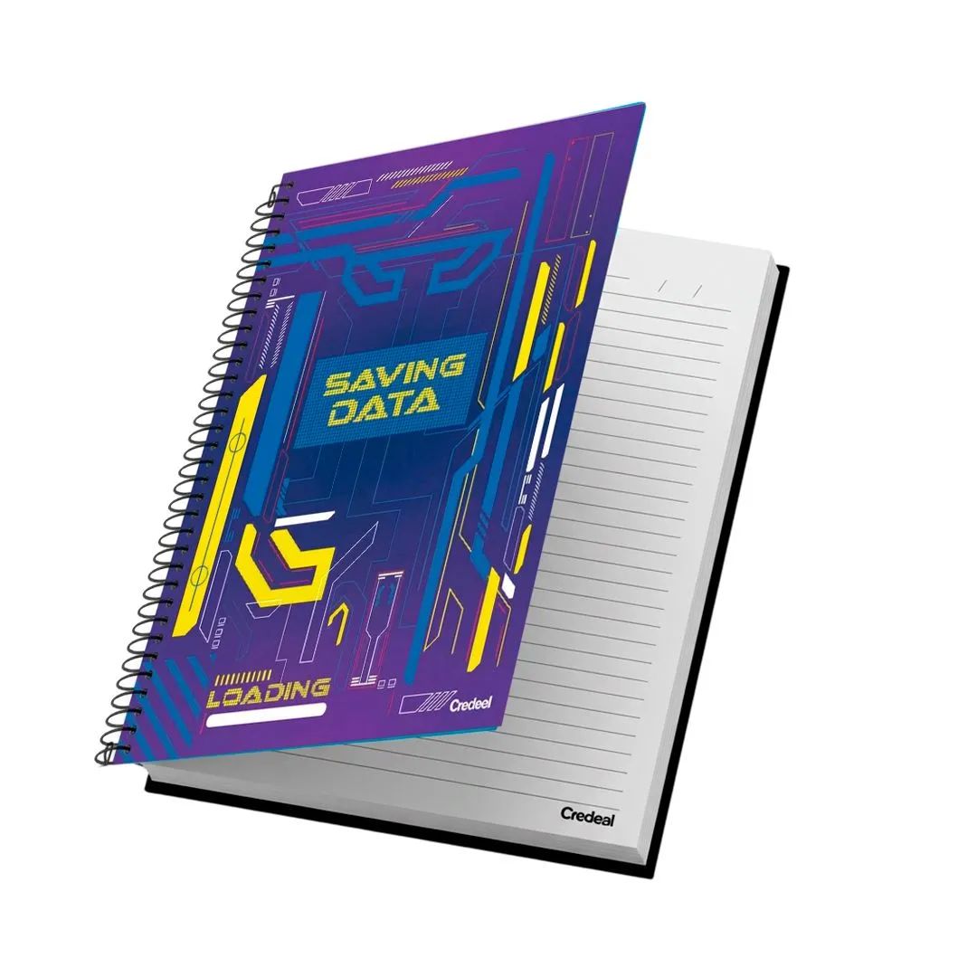 CADERNO 1/4 CAPA DURA 80 FOLHAS MY COLLECTION MASCULINO
