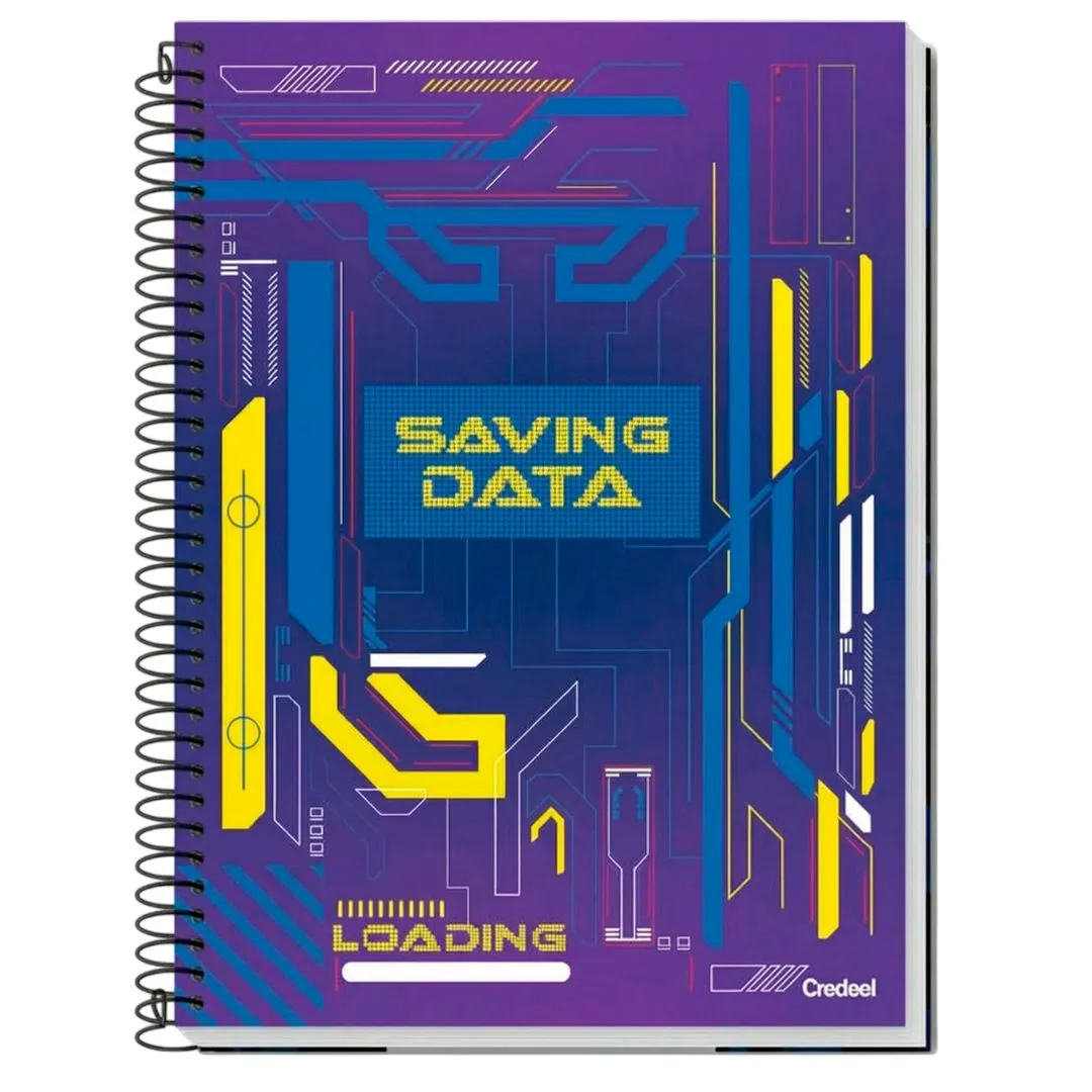 CADERNO 1/4 CAPA DURA 80 FOLHAS MY COLLECTION MASCULINO