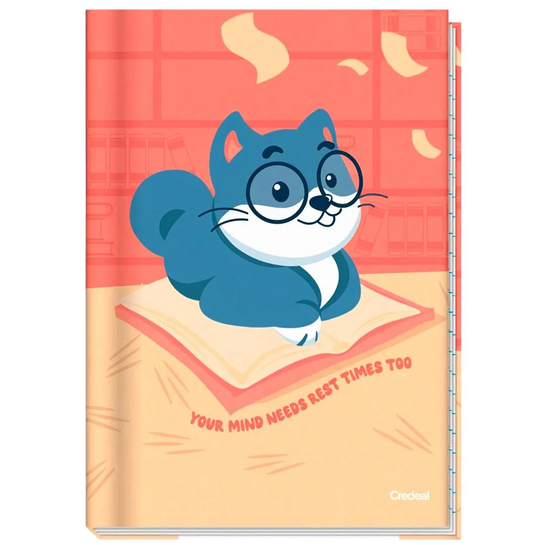 CADERNO DE CALIGRAFIA UNIVERSITÁRIO COSTURADO CAPA DURA 40 FOLHAS LALA PETS