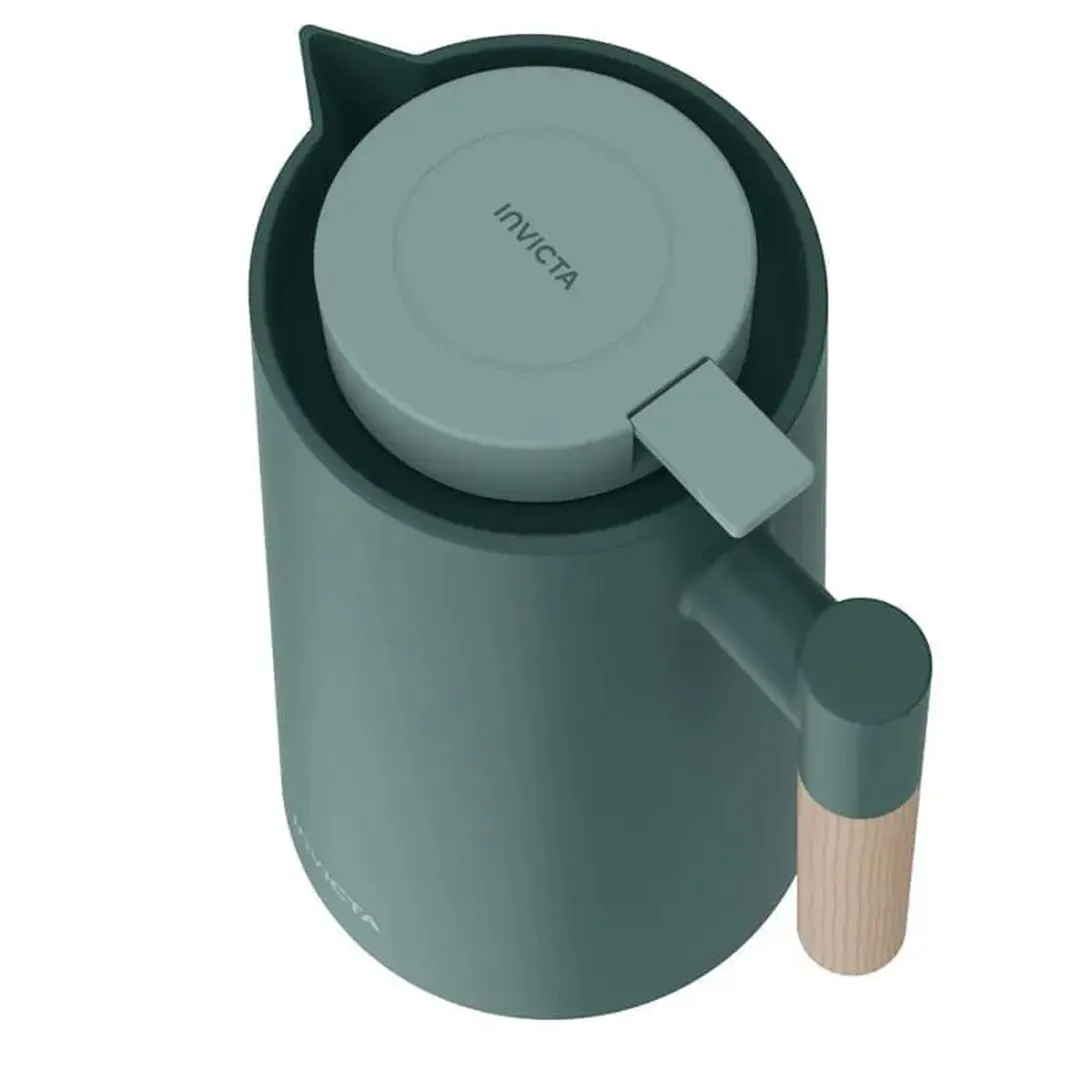 Garrafa Térmica Cori com Gatilho 1L Verde Cedro Invicta