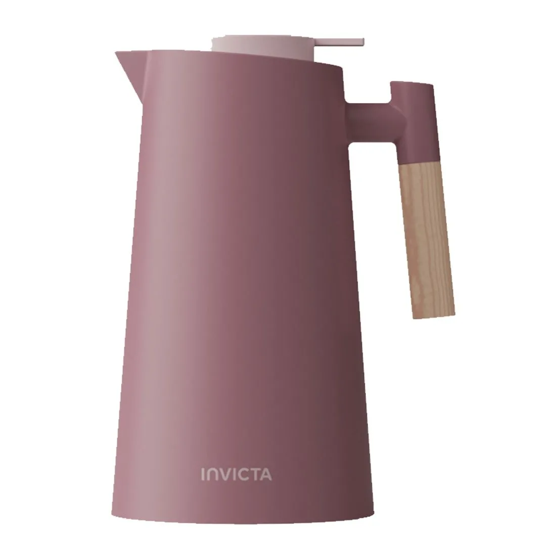 Garrafa Térmica Cori com Gatilho 1L Rose Vintage Invicta