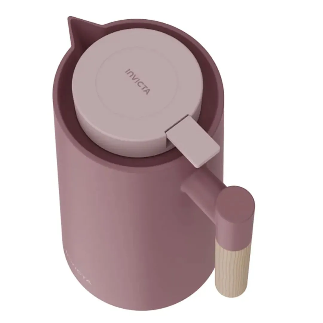 Garrafa Térmica Cori com Gatilho 1L Rose Vintage Invicta