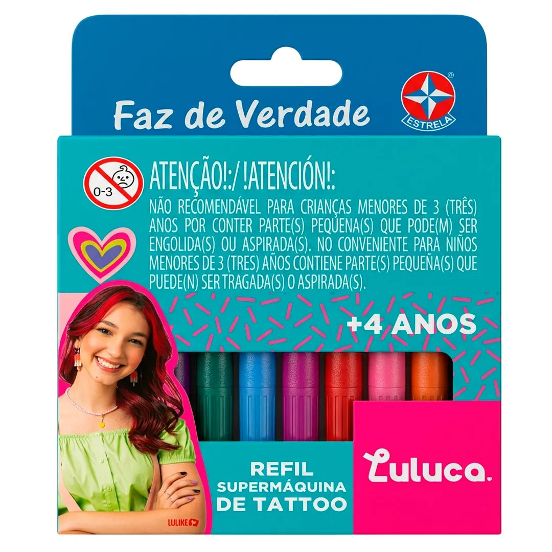 REFIL PARA MAQUINA DE TATUAGEM LULUCA