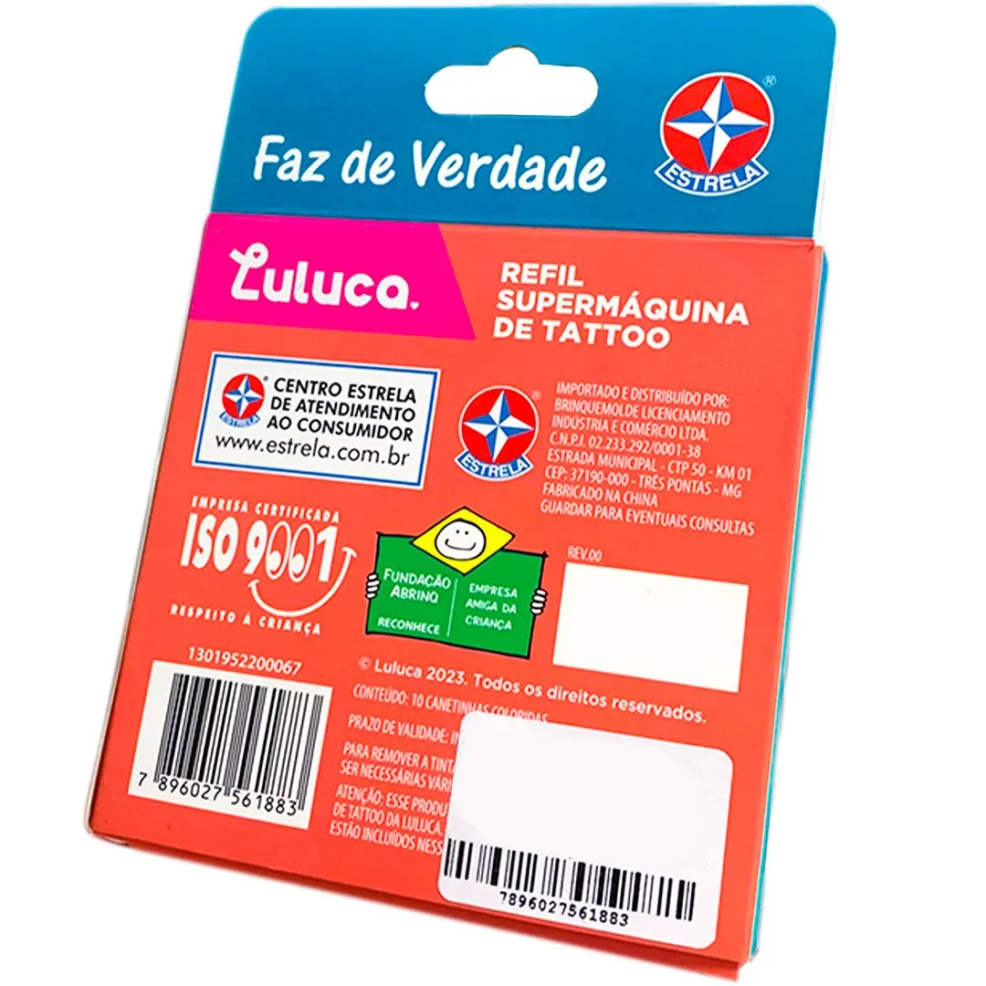 REFIL PARA MAQUINA DE TATUAGEM LULUCA