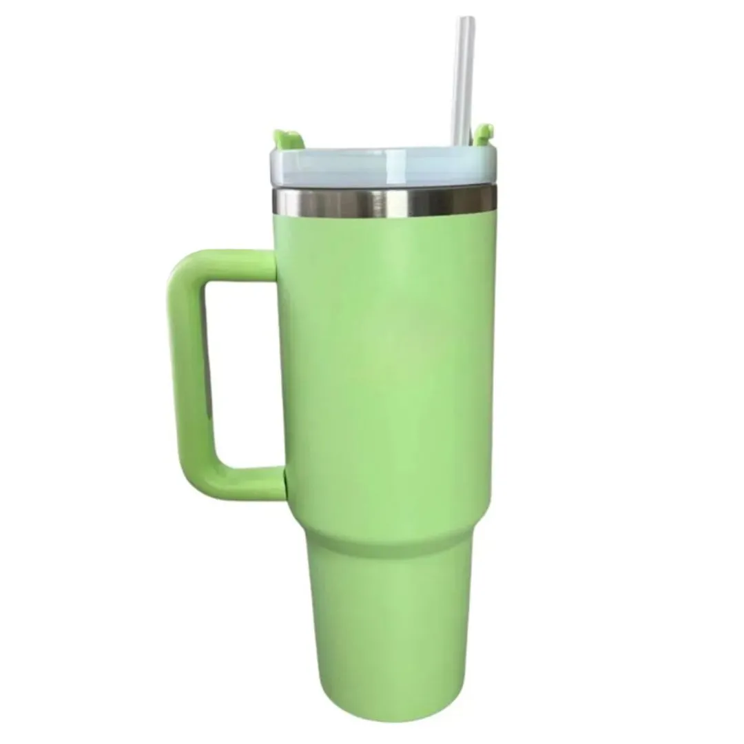 CANECA COM ALÇA/CANUDO INOX 1200ml
